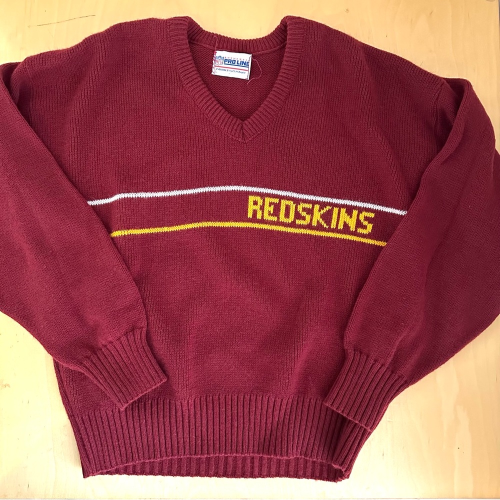 VINTAGE 90S WASHINGTON REDSKINS NFL SWEATER